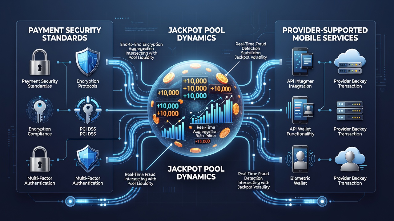 Analyse von Verbindungen zwischen Transaktionssicherheit und dynamischen Jackpot-Pools