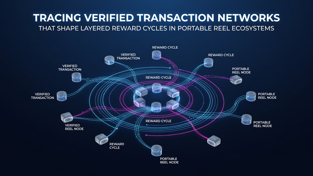 Verifizierte Transaktionsnetzwerke in mobilen Reel-Ökosystemen mit Datenflüssen und Belohnungsstrukturen
